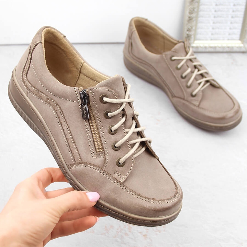 Comfortable brown Helios leather women's shoes Comfortable brown Helios leather women's shoes