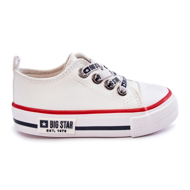 Children's Leather Sneakers Big Star KK374042 White Children's Leather Sneakers Big Star KK374042 White