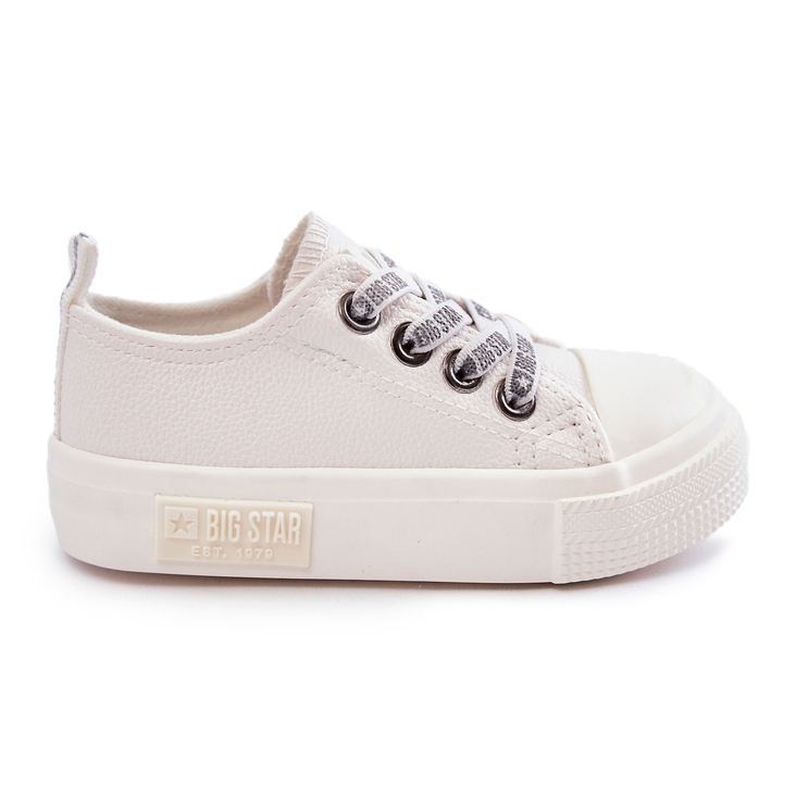 Children's Leather Sneakers Big Star KK374060 White