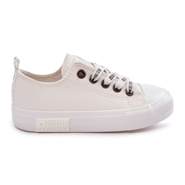Children's Leather Sneakers Big Star KK374056 White