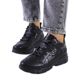 BM Black sneakers with a thick Chiphury sole