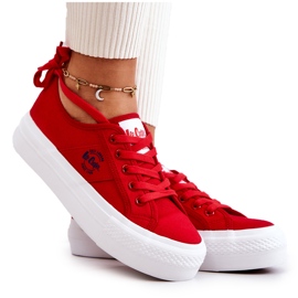 Lee Cooper LCW-22-31-0834L Red Sneakers