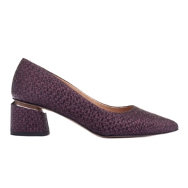 Marco Shoes Suede pumps purple