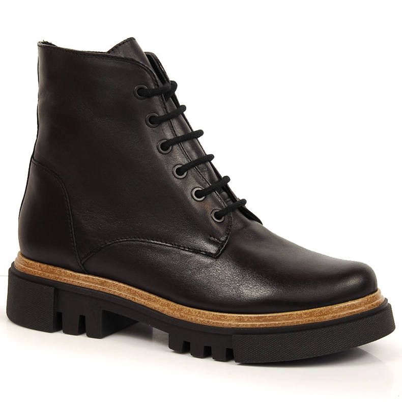 Black Dolce Pietro women's leather boots