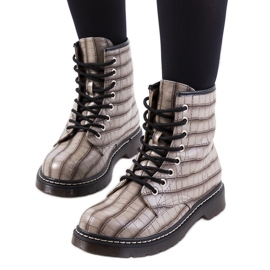 Gray women's boots by Norte grey