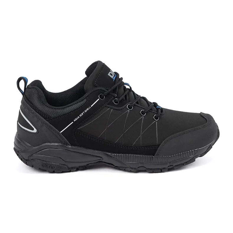 DK men's black trekking shoes