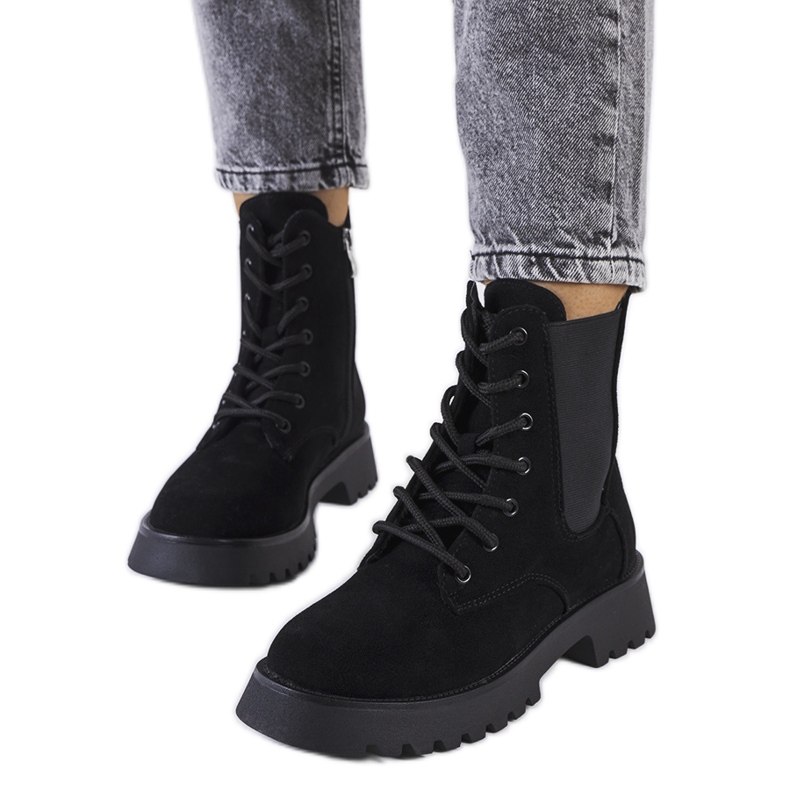 Black Swinford boots