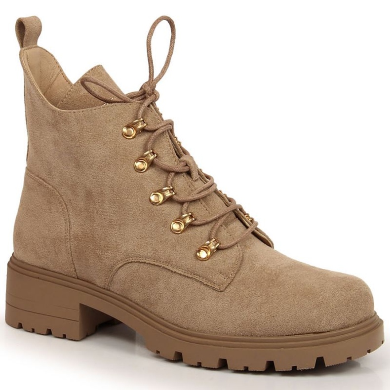 S.Barski S. Barski W OLI178B beige suede boots