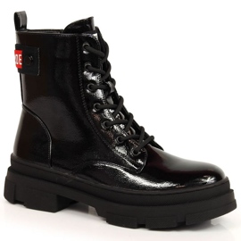 S.Barski Lacquered boots S. Barski W OLI179A black S.Barski Lacquered boots S. Barski W OLI179A black