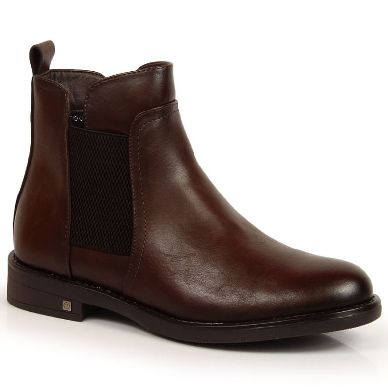 Warm Chelsea boots Potocki WOL95B brown