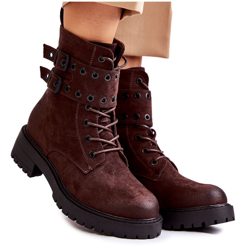 Women's Suede Warm Boots Brown Silvor Women's Suede Warm Boots Brown Silvor
