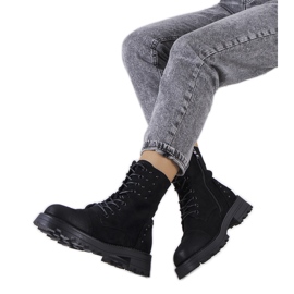 Black eco-suede boots from Polperro