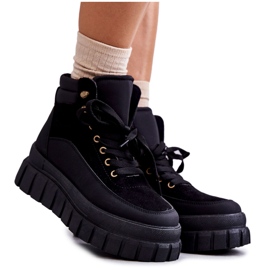 FG2 Comfortable Boots On The Black Sanchio Platform