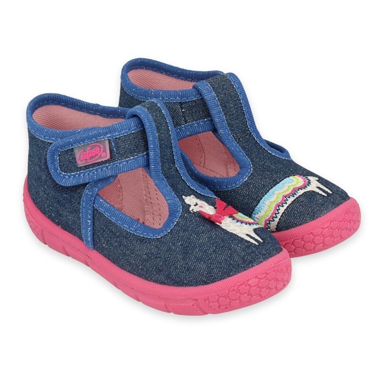 Befado children's shoes 531P117 navy blue multicolored