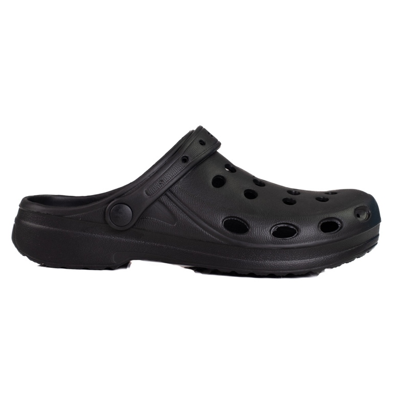 Light men's Shelovet black slippers