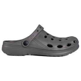 Light men's Shelovet gray slippers grey