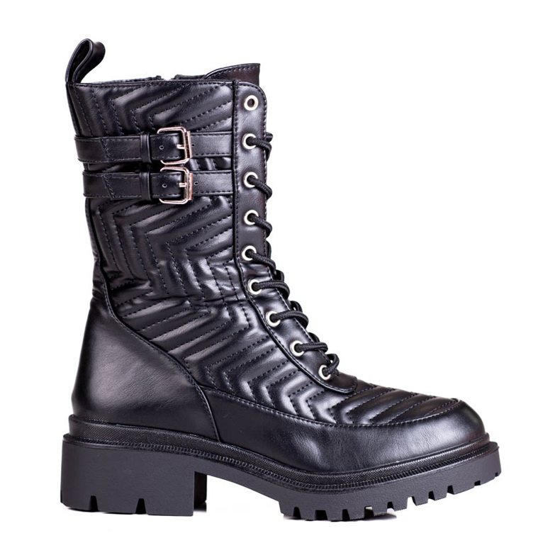 Women's workers with stylish Shelovet quilting black