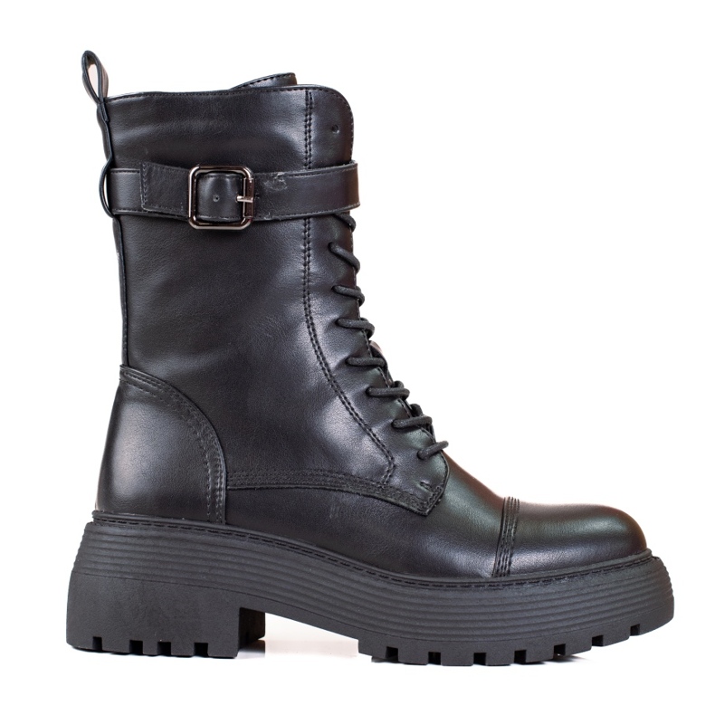 Tall black women's bags with Shelovet lacing Tall black women's bags with Shelovet lacing