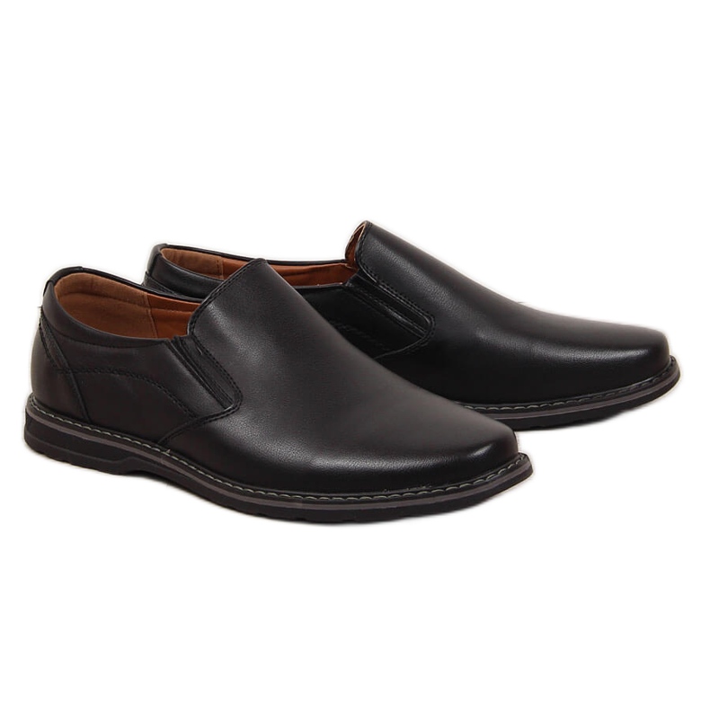 Black men's slip-on shoes News