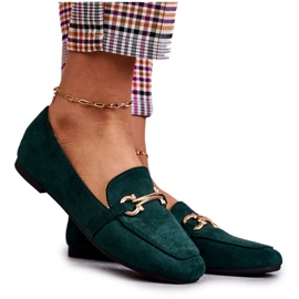 FB2 Roddie Green Suede Classic Loafers FB2 Roddie Green Suede Classic Loafers