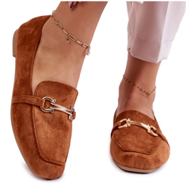 FB2 Camel Roddie Classic Suede Loafers brown