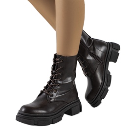 Holcomb brown matte boots