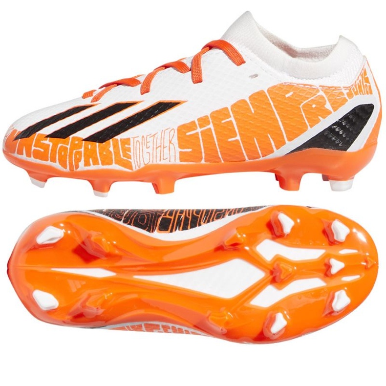 Adidas X Speedportal.3 Fg Jr GW8391 football boots multicolored oranges and reds