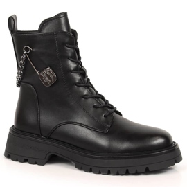 Black insulated boots female boots black Filippo PAW372 Black insulated boots female boots black Filippo PAW372