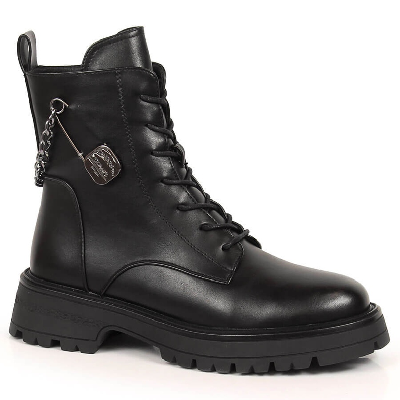 Black insulated boots female boots black Filippo PAW372