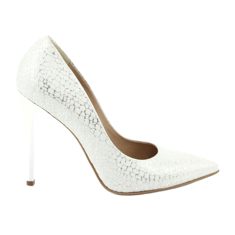 Pumps On A Silver Pin Espinto 391/63 white grey