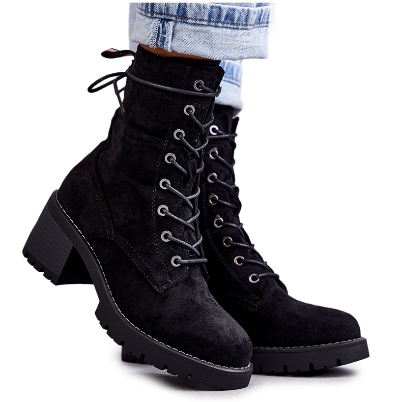 Women's Warm Boots On High Heels Julieta Black