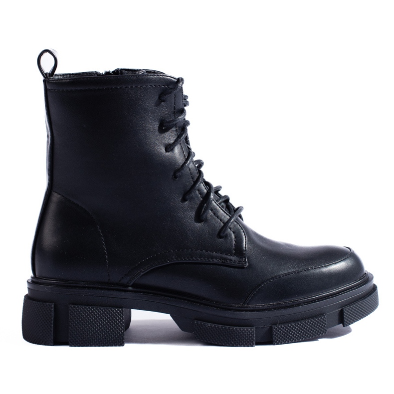 Women's Shelovet lace-up workers black