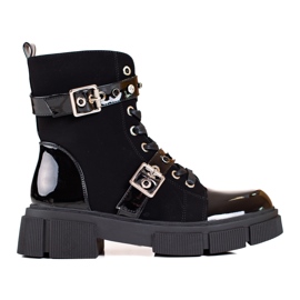 Black Shelovet women's bags with buckles Black Shelovet women's bags with buckles