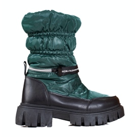 Women's Shelovet green snow boots black Women's Shelovet green snow boots black