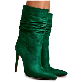 FS1 Women's Crinkled Boots Green Laguna FS1 Women's Crinkled Boots Green Laguna