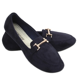 Kubra Navy women's loafers blue