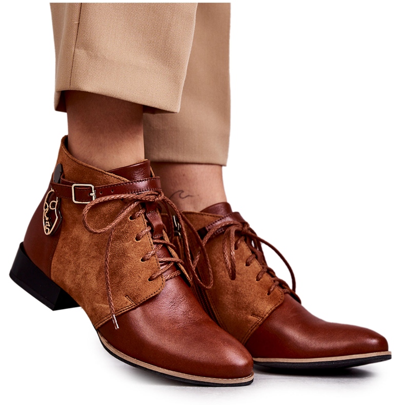 Women's Leather Boots Maciejka 5743A-29 Brown