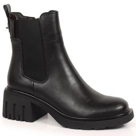 Women's boots Jodhpur boots with black insulated Black Filippo PAW375