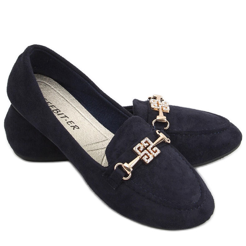 Women's loafers Chloe Navy blue
