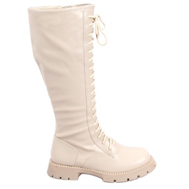Anneli Beige riding boots