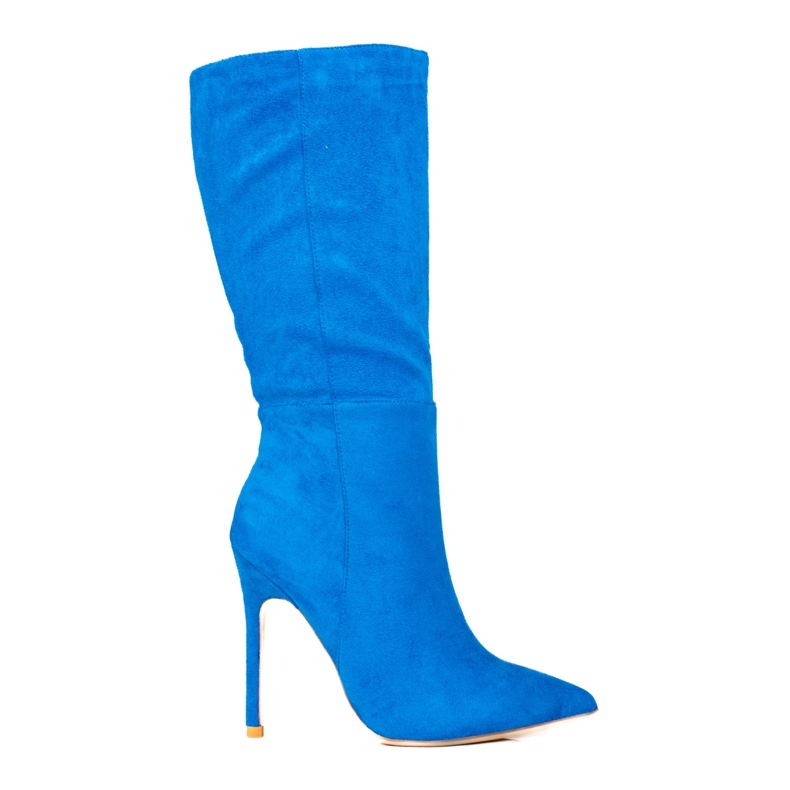 Women's boots on a pin Shelovet blue