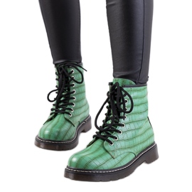 Green women's boots by Norte