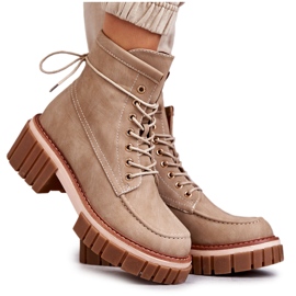 Women's Fashionable Warm Boots Beige Gerda
