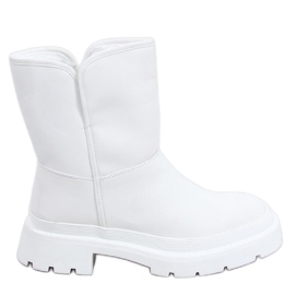 Lizzo White snow boots