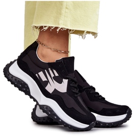 Vinceza Women's sports shoes tied black Tolea Vinceza Women's sports shoes tied black Tolea