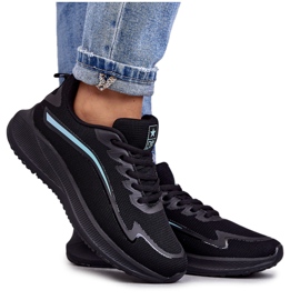 Women's Fashionable Sport Shoes Sneakers Black Ida