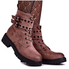Women's Suede Warm Boots Light Brown Silvor