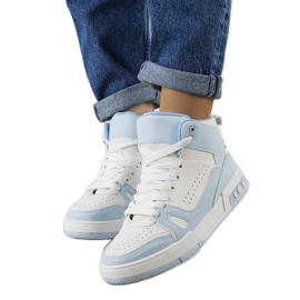 Blue sneakers from Megatheo