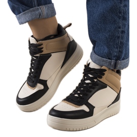 Black sneakers from Adite