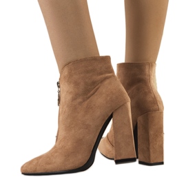 Berinis brown eco-suede boots